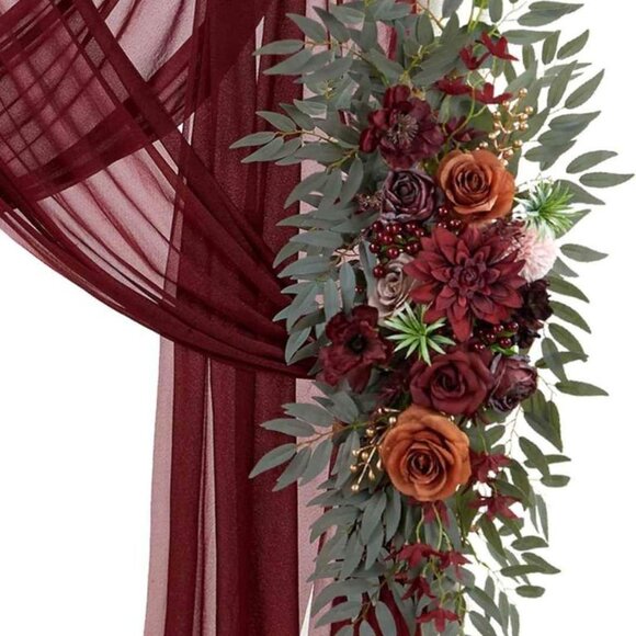 Wedding Arch Flowers with Drapes Kit (Pack of 4) - Picture 6 of 6